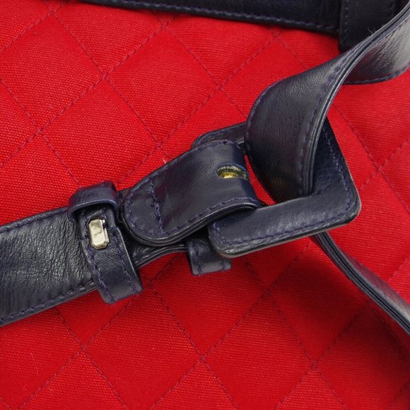 Authentic CHANEL Quilted CC BUM Belt Bag 1747838 Purse Bi-Color Canvas Leather - Picture 8 of 12